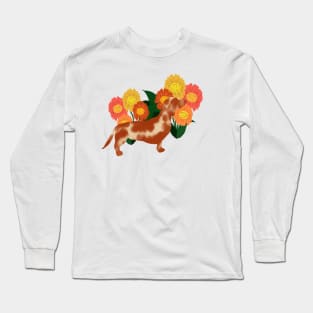 Nosey Dachshund 1 Long Sleeve T-Shirt